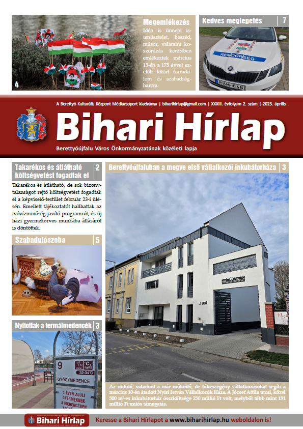 Bihari Hírlap legfrissebb száma